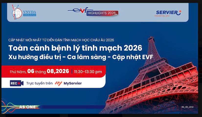 Cập nhật diễn đàn tĩnh mạch học châu Âu năm 2026