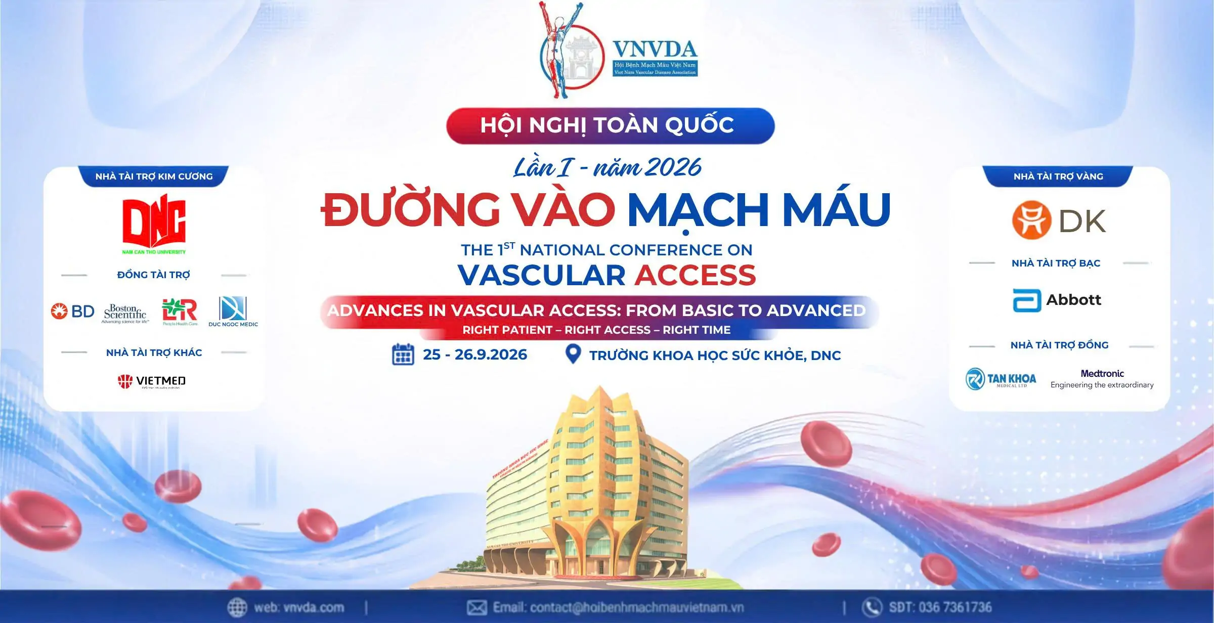 Hội nghị toàn quốc về đường vào mạch máu năm 2026